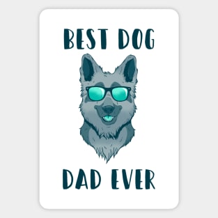 Best Dog Dad Ever T-Shirt Design Magnet